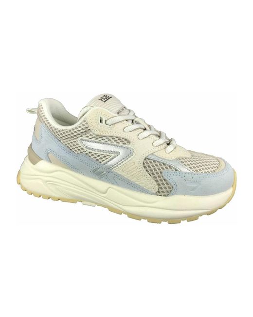 Hub Blue Grid Sneaker