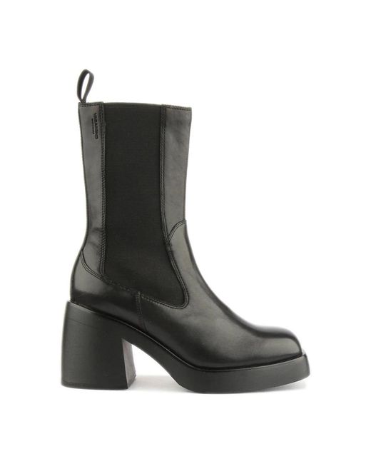 Vagabond Black Heeled Boots