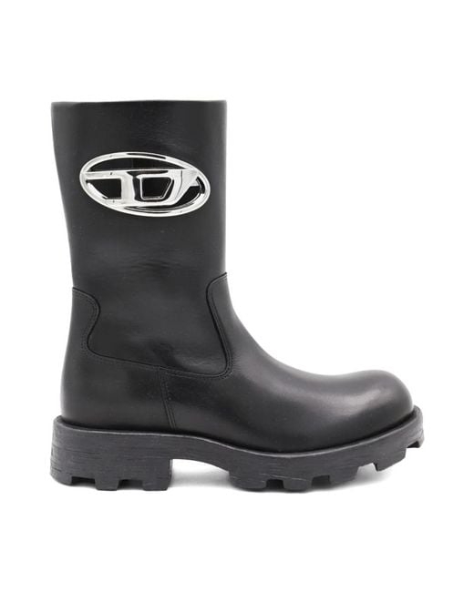 DIESEL Black High Boots
