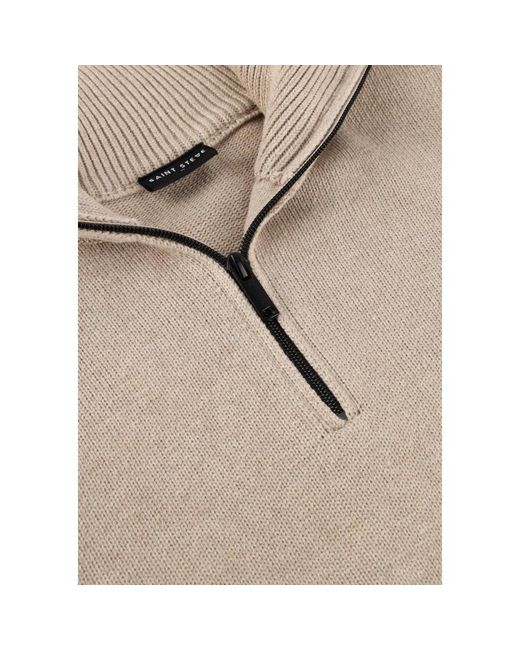 Saint Steve Turtlenecks in het Natural voor heren