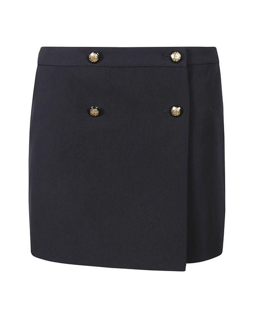 McQueen Blue Short Skirts
