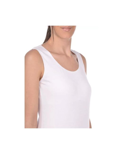 Tops > sleeveless tops Gran Sasso en coloris White