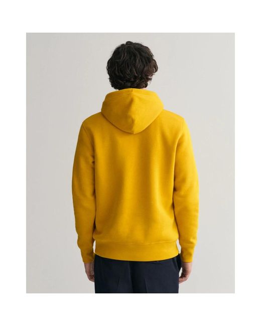 Sweatshirts & hoodies > hoodies Gant pour homme en coloris Yellow