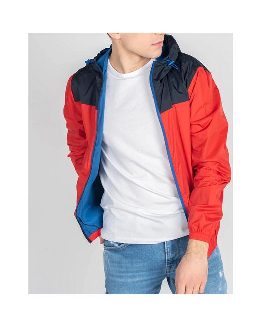 INVICTA WATCH Einfache Stil Jacke mit Kapuze und Reißverschluss in Red für Herren