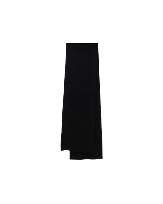 Rick Owens Black Winter Scarves