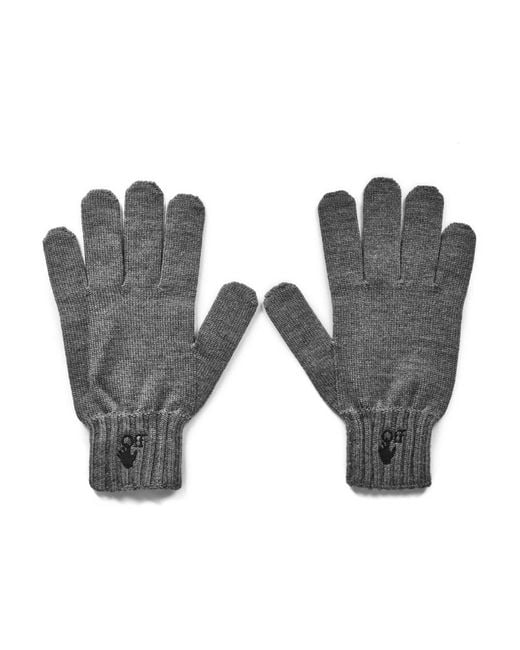 Off-White c/o Virgil Abloh Gray Gloves for men