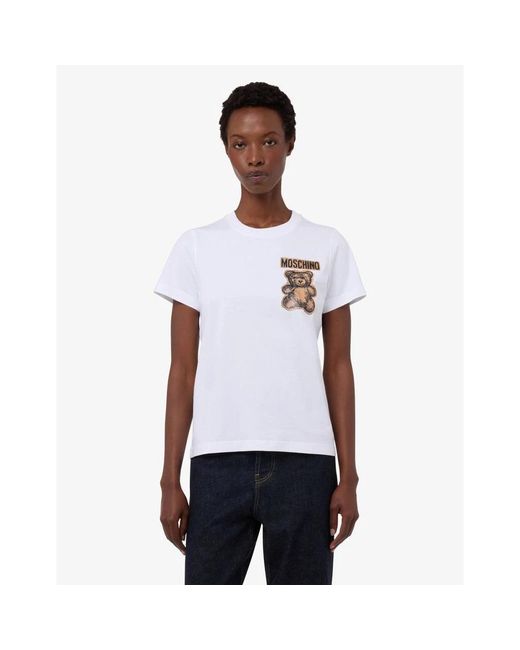 Moschino White T-Shirts