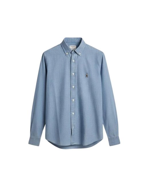 Roy Rogers Blue Denim Shirts for men