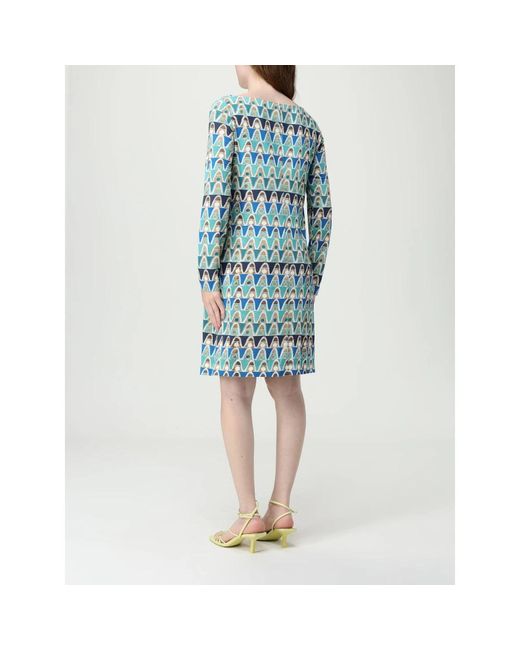 Maliparmi Blue Short Dresses