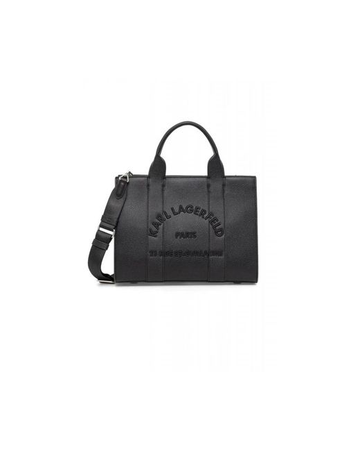 Karl Lagerfeld Black Shopping Bags