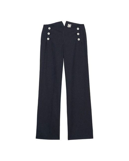 Ines De La Fressange Paris Blue Gabriel hose