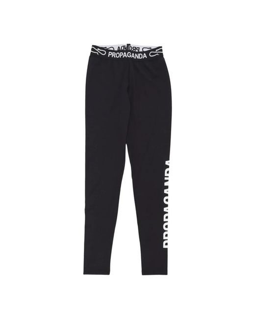 Propaganda Black Leggings
