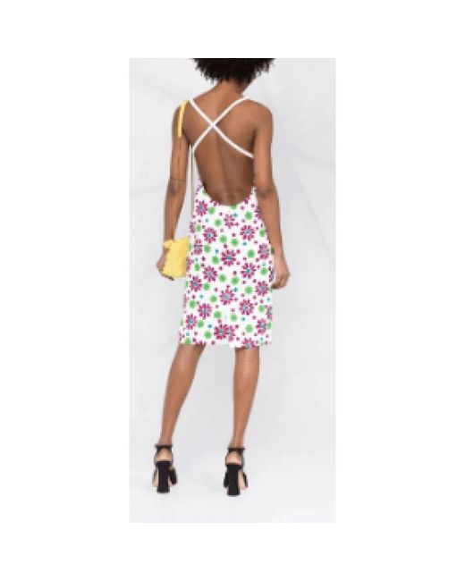 Saint Laurent White Midi Dresses