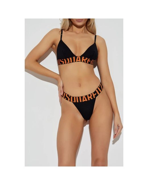 DSquared² Black Schnüre Mit Logo