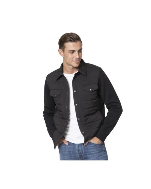 Light Jackets di Gran Sasso in Black da Uomo