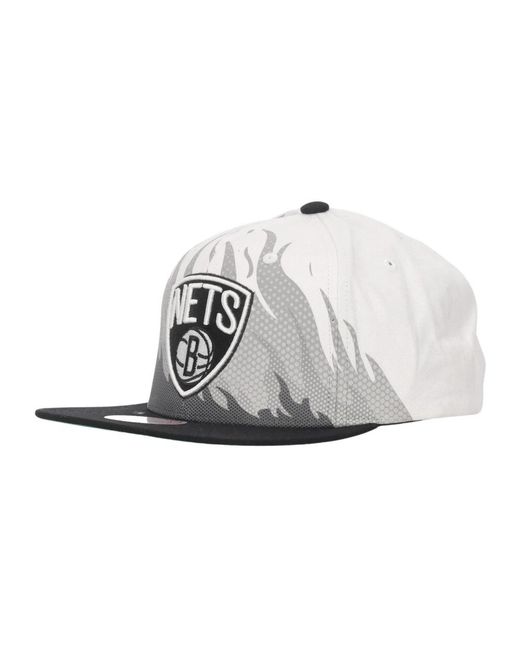Mitchell & Ness Brooklyn Nets Flache Schirmkappe in Multicolor für Herren