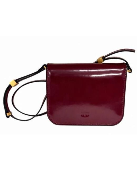 Pinko Red Cross Body Bags