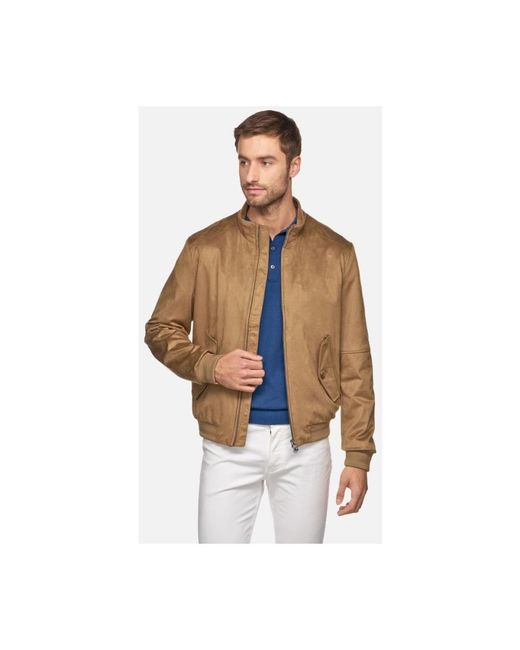 Geox Brown Bomber Jackets for men