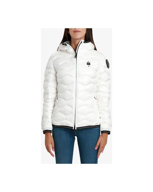Down Jackets Blauer en coloris White