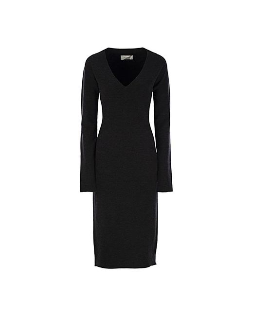 ワンピース SPORTMAX KNITTED LONG DRESS Sportmax Knitted Dresses in Black | Lyst
