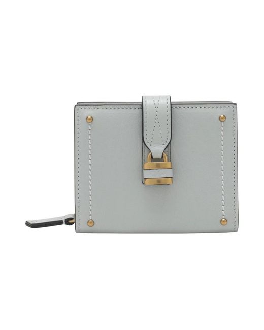 Chloé Paddington Square Portemonnee in het Metallic