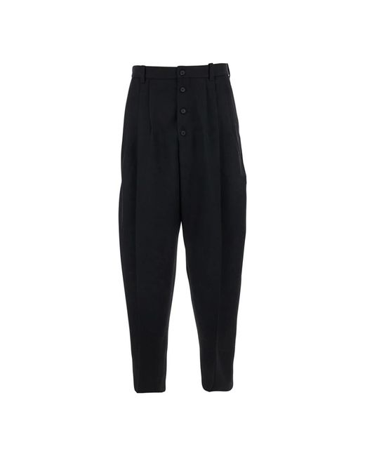 Jacquemus Black Wide Trousers for men