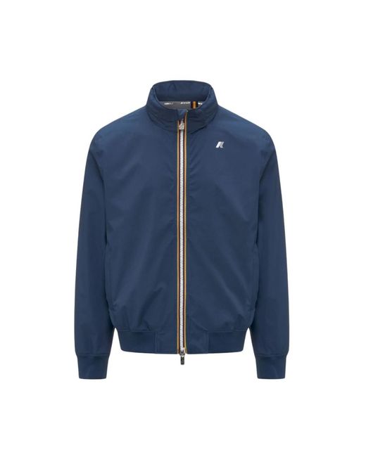 K-Way Blue Rain Jackets for men