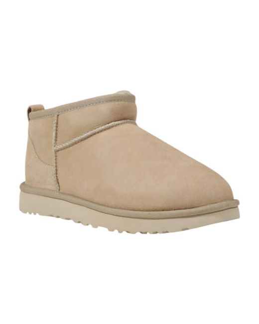 Colección De Botas De Cuero Para Mujer, Mujer, Talla Ugg de color Natural