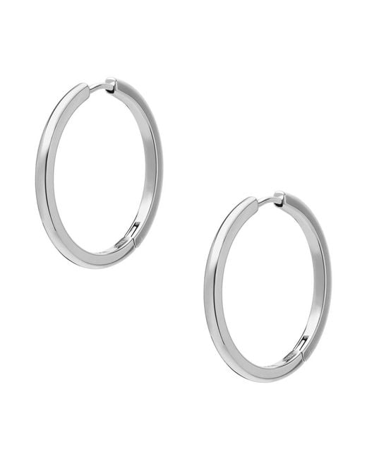 Earrings Fossil de color Metallic