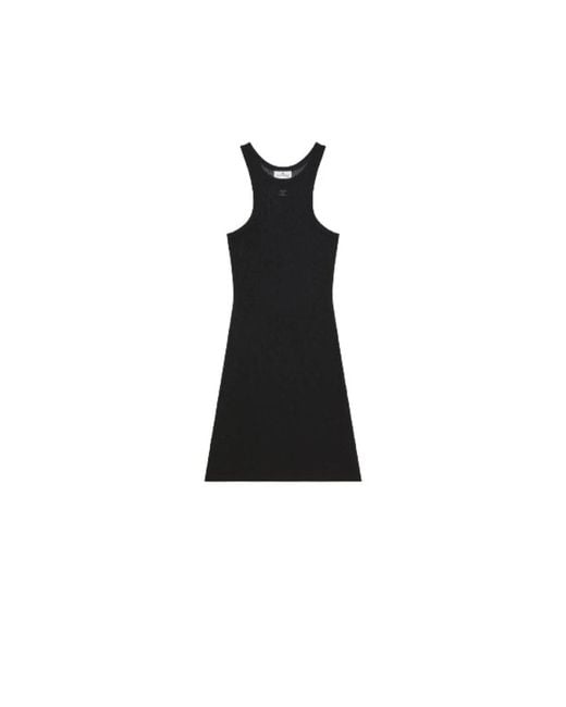 Courreges Black Knitted Dresses