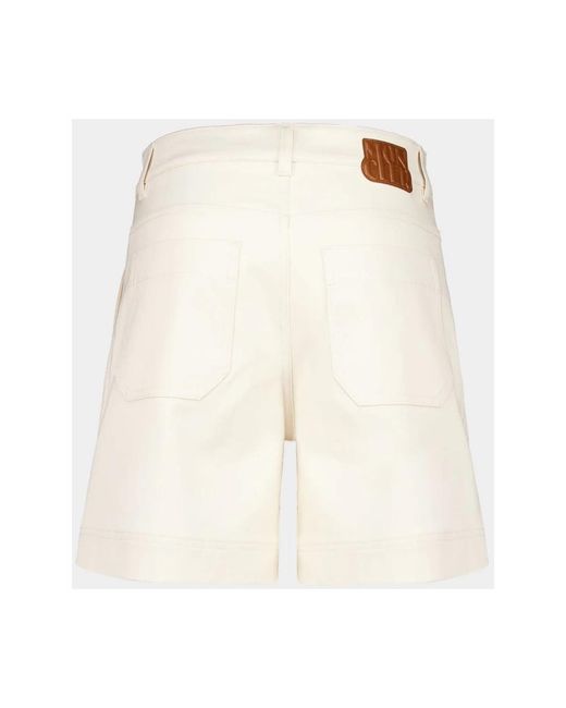 Moncler Natural Casual Shorts