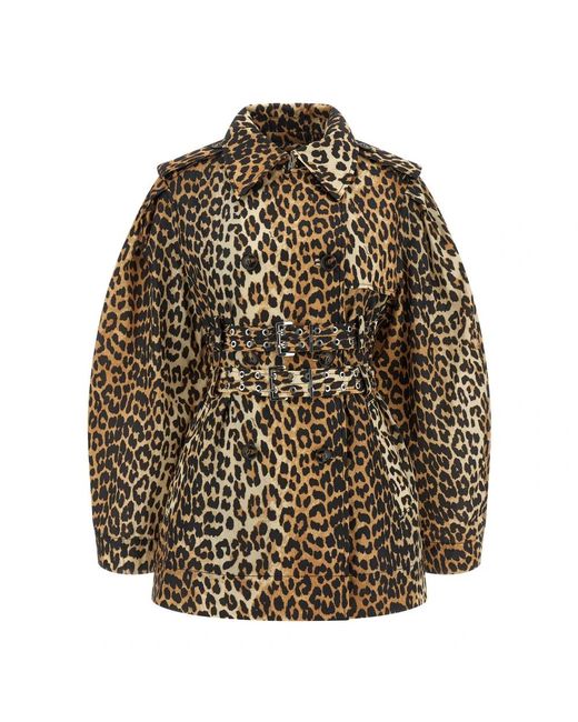 Ganni Brown Trench Coats