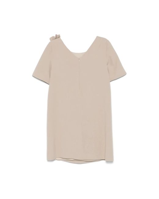 DE SANTIS Natural Short Dresses