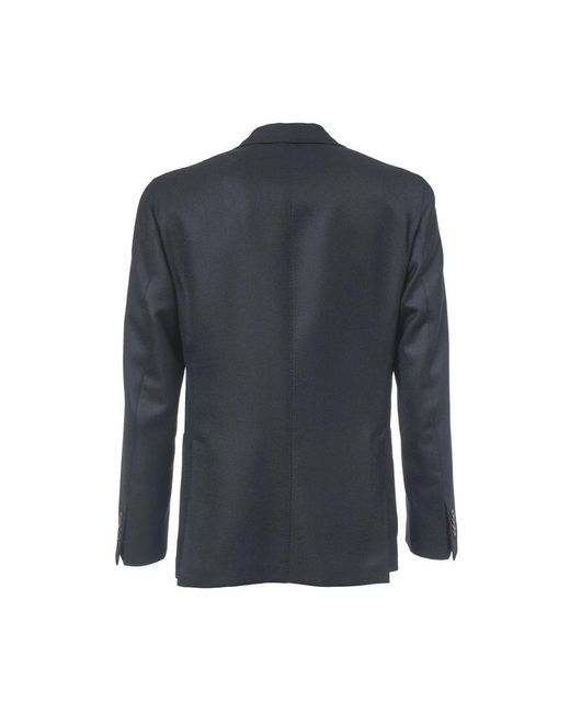 Boglioli Regular Fit Wollen Jas in het Blue voor heren