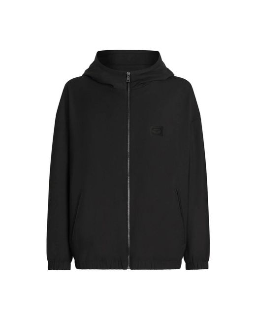 Dolce & Gabbana Black Zip-Throughs for men