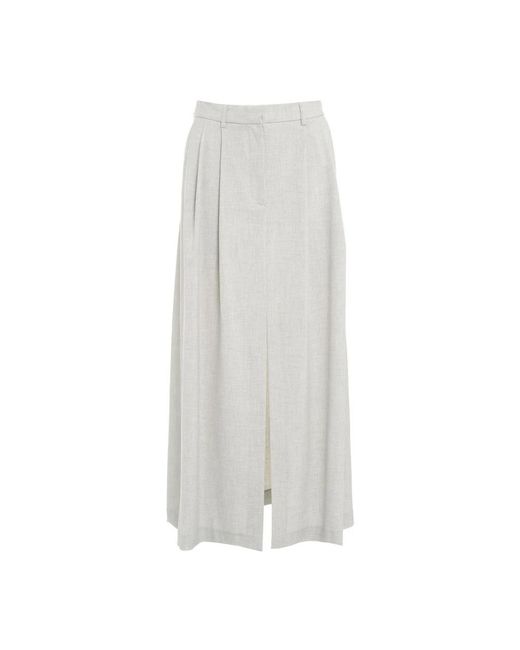 Ottod'Ame Gray Midi Skirts