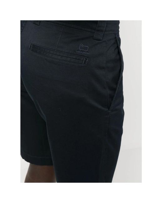 Woolrich Black Casual Shorts for men
