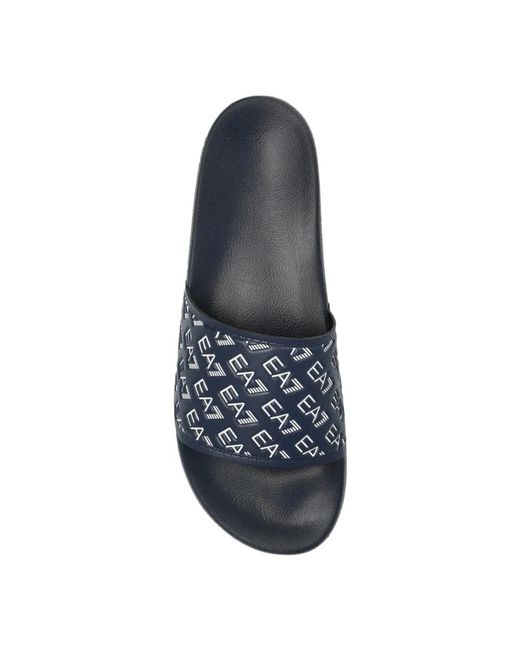 Sliders di EA7 in Blue da Uomo