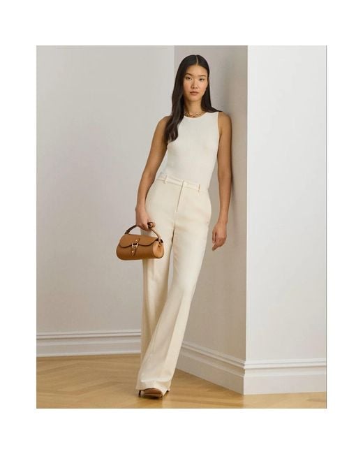Ralph Lauren Natural Wide Trousers