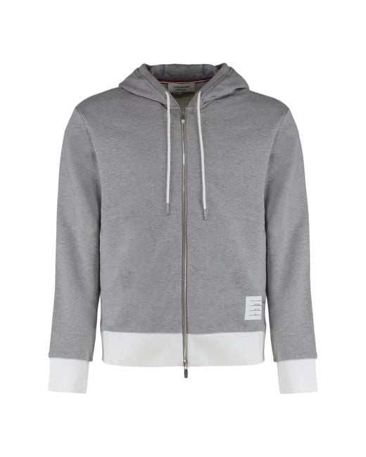 Thom Browne Gray Zip-Throughs for men