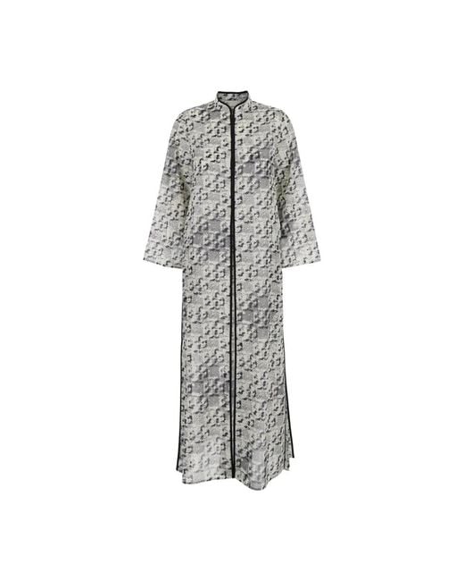 Tory Burch Maxi Dresses in het Gray