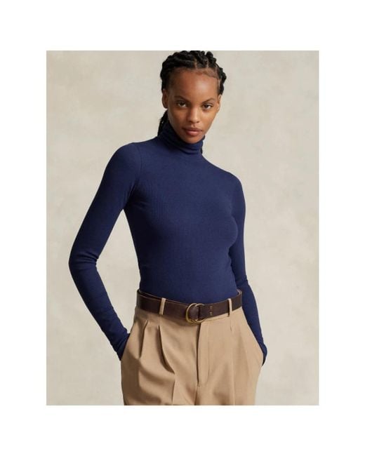 Polo Ralph Lauren Blue Turtlenecks