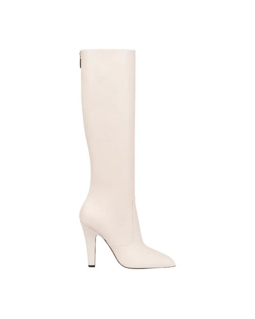 Paris Texas White Heeled Boots