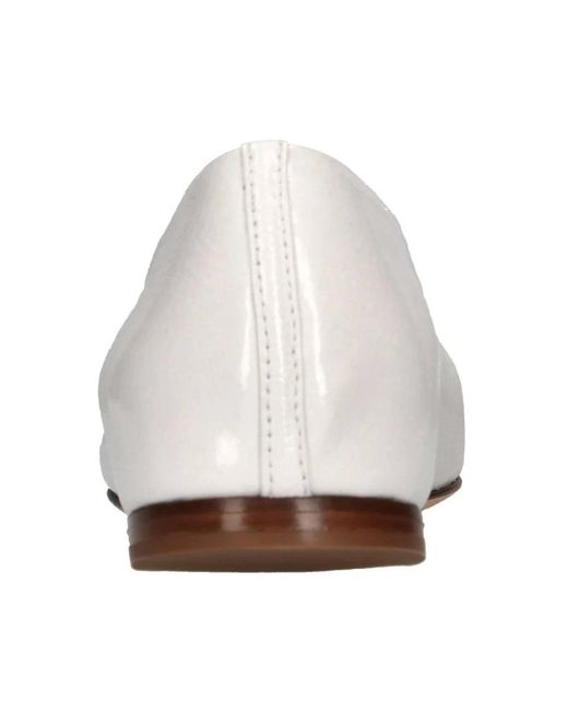 LORENA PAGGI White Ballerina Shoes