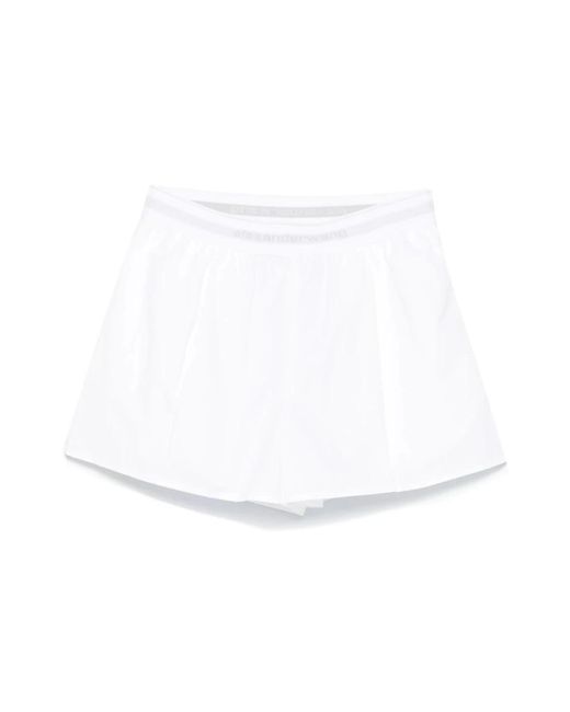 Alexander Wang White Stylische Kurze Hose