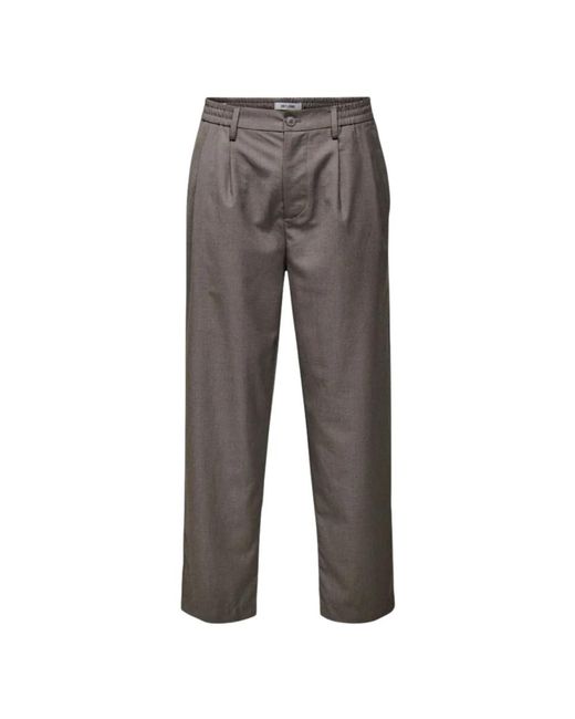 Only & Sons Cropped Trousers in het Gray voor heren