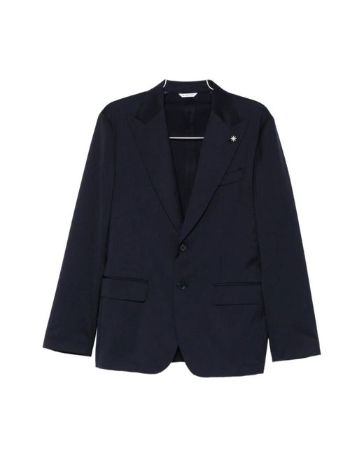 Manuel Ritz Blue Blazers for men