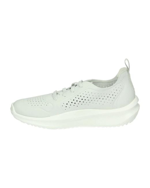 Clarks White Solevana Tie