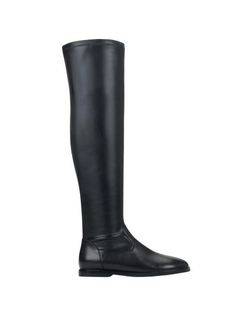 ESTRO Black Over-Knee Boots