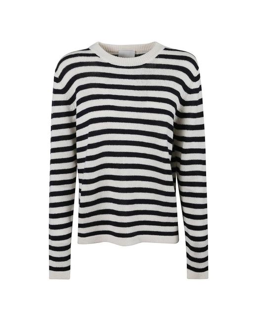 Allude Black Round-Neck Knitwear